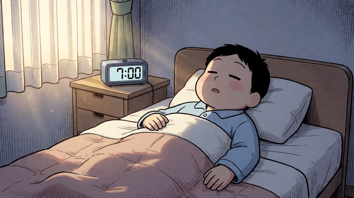 闹钟：响了；我：没听见