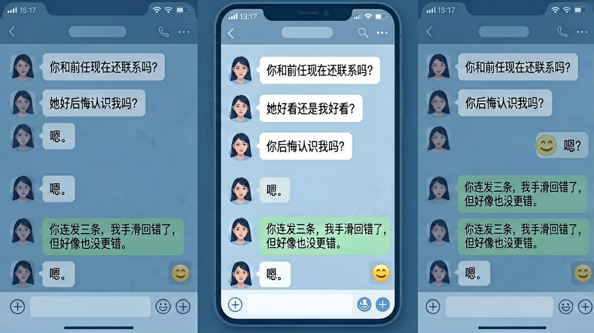 连环送命题后的致命补刀，微笑表情杀伤力MAX