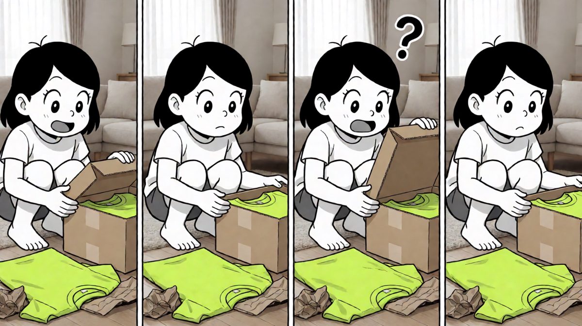 等等……这和我买的是同一件吗？！