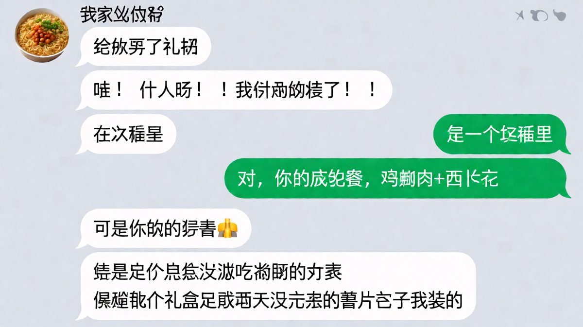 用薯片盒子装惊喜，结果对方真的信了