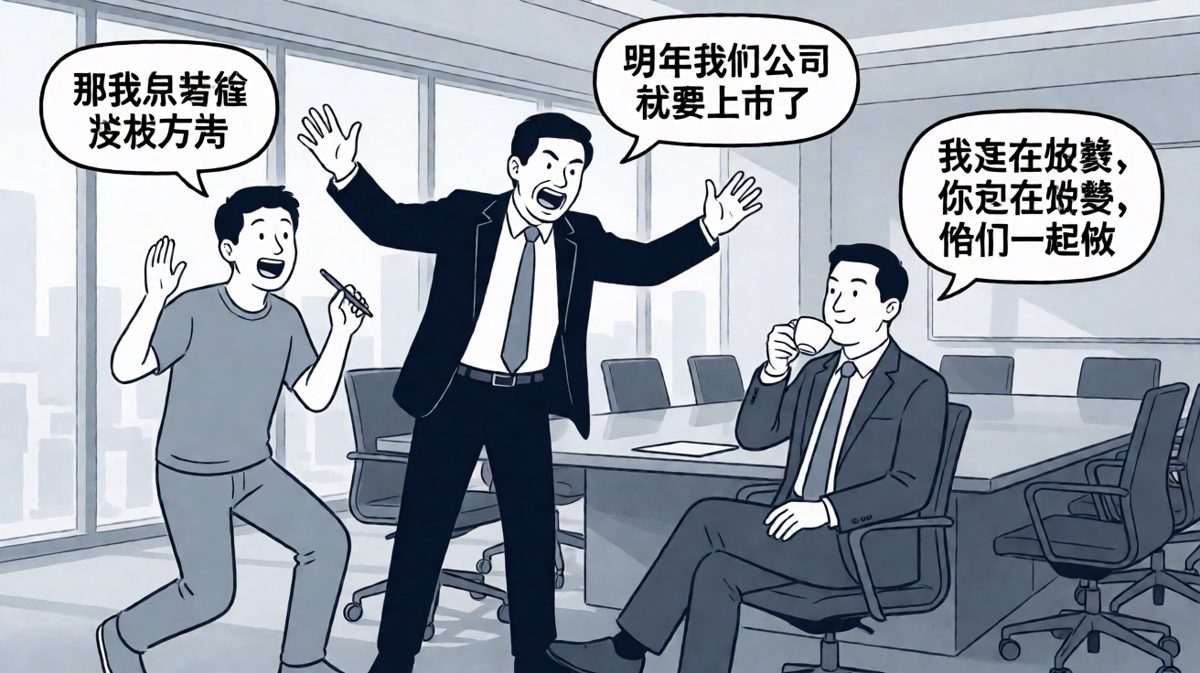 老板说明年上市，我以为能买房，结果是他在说梦话