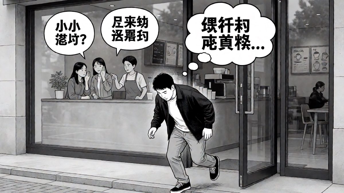 顶着「小明」的名字落荒而逃，社死现场