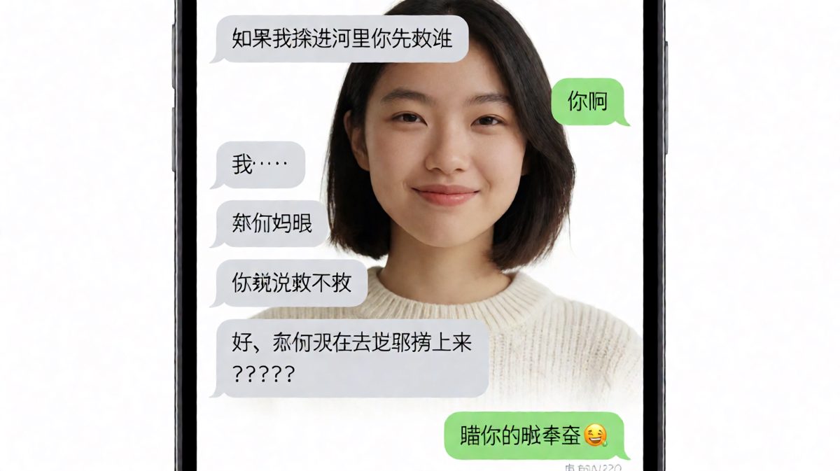 送命题秒变钓鱼题，男友全程懵圈
