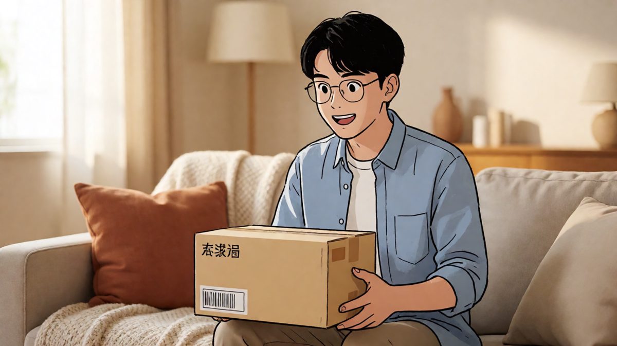 快递到了！满怀期待地拆开