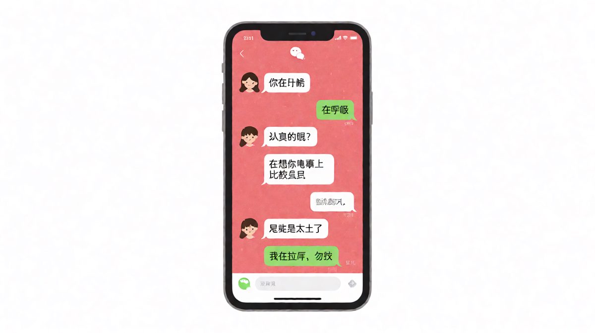 深情告白被一句'我在拉屎'终结