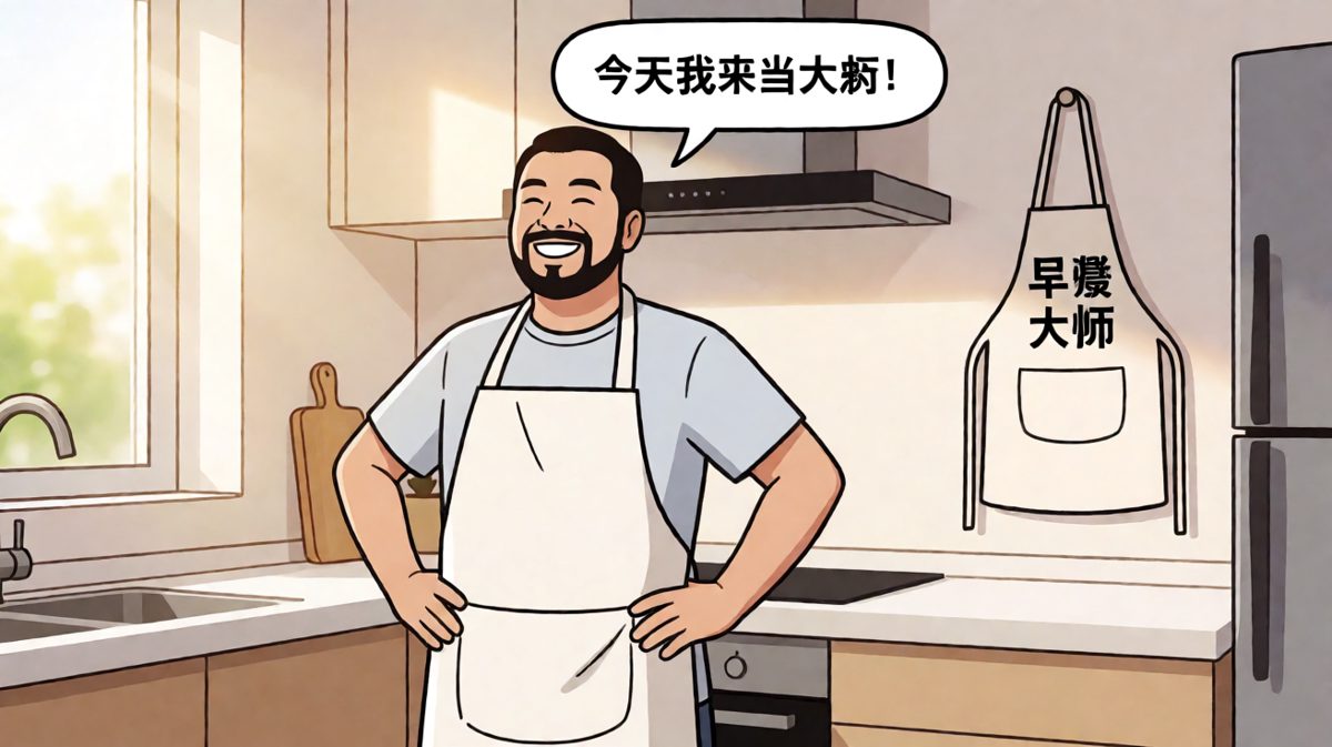 早餐大师上线，自信满满准备大展身手