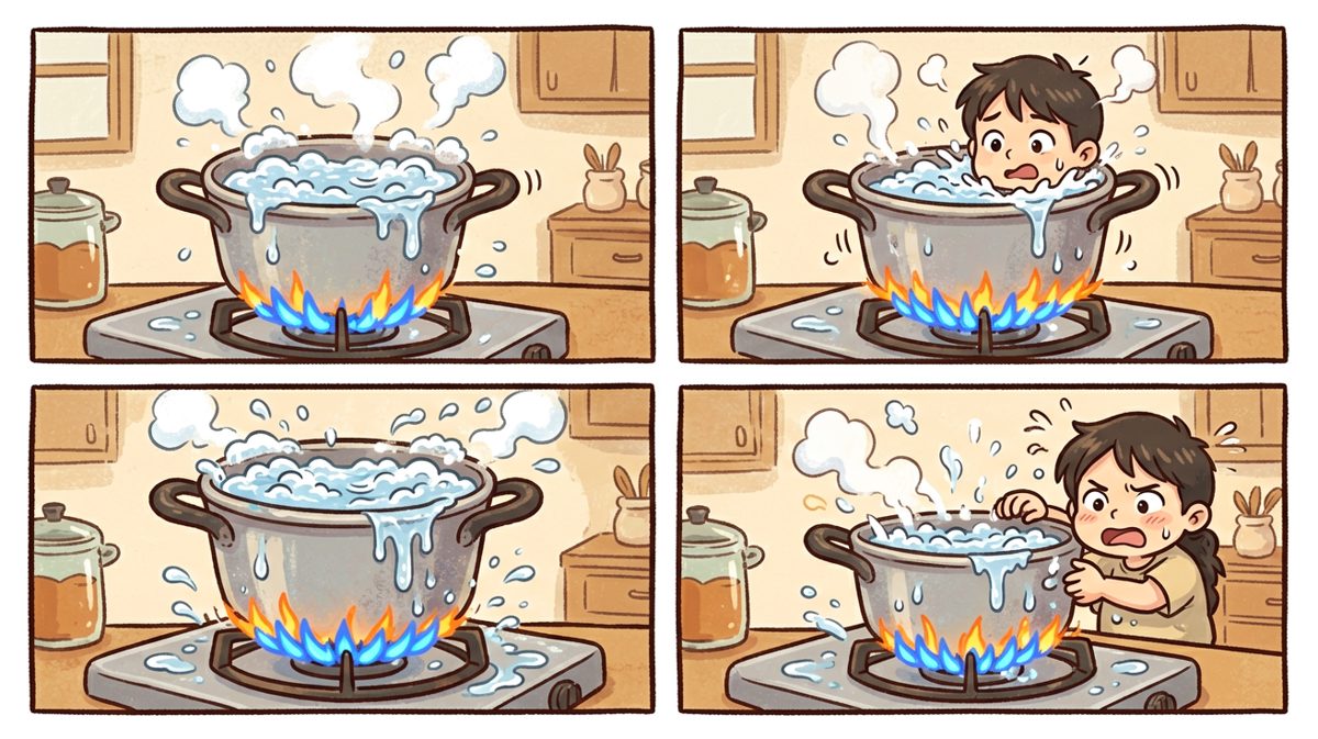 等等！水怎么溢出来了？！