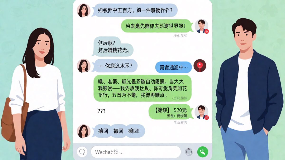 五百万的正确答案居然是先转账520