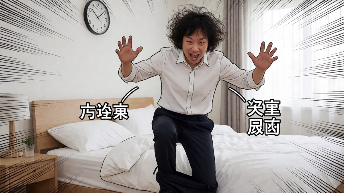 猛然惊醒后开始极限操作，但为时已晚。