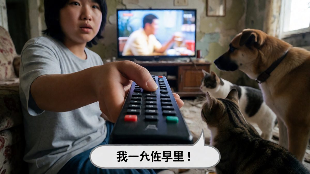 原来遥控器一直在手里，找了一下午！