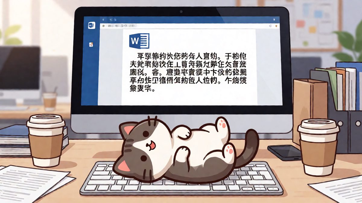铲屎的：我在工作呢！猫猫：我的键盘就是工作！