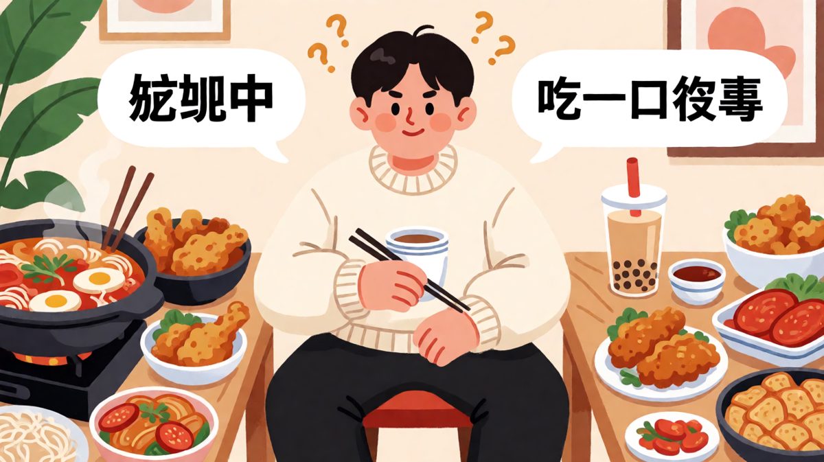 减肥人的内心每天都在打架