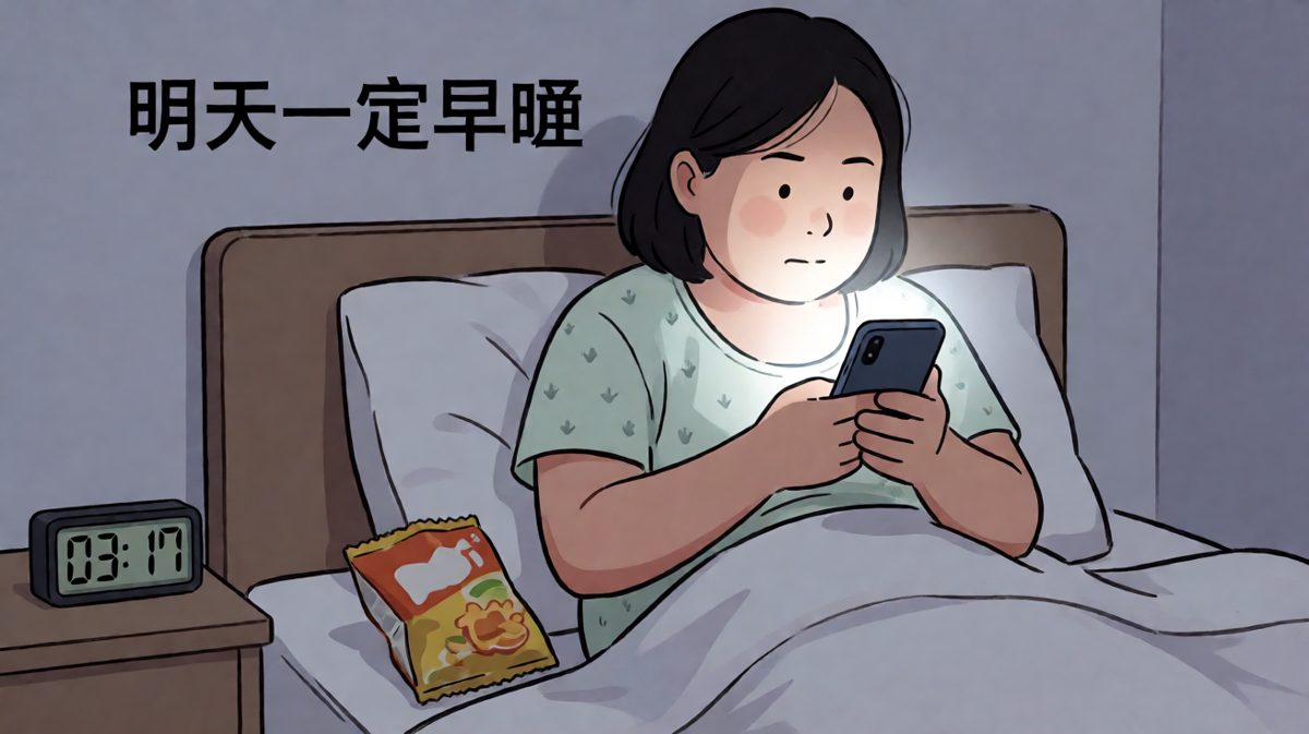 深夜报复性刷手机的冤种们