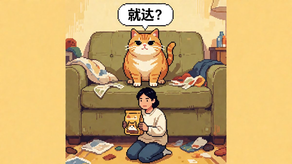 猫主子看铲屎官的眼神，永远充满嫌弃