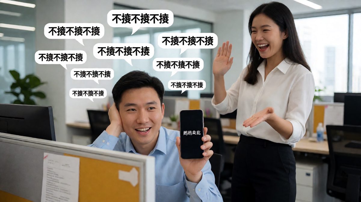 社恐听到电话响的那一刻，世界末日来了