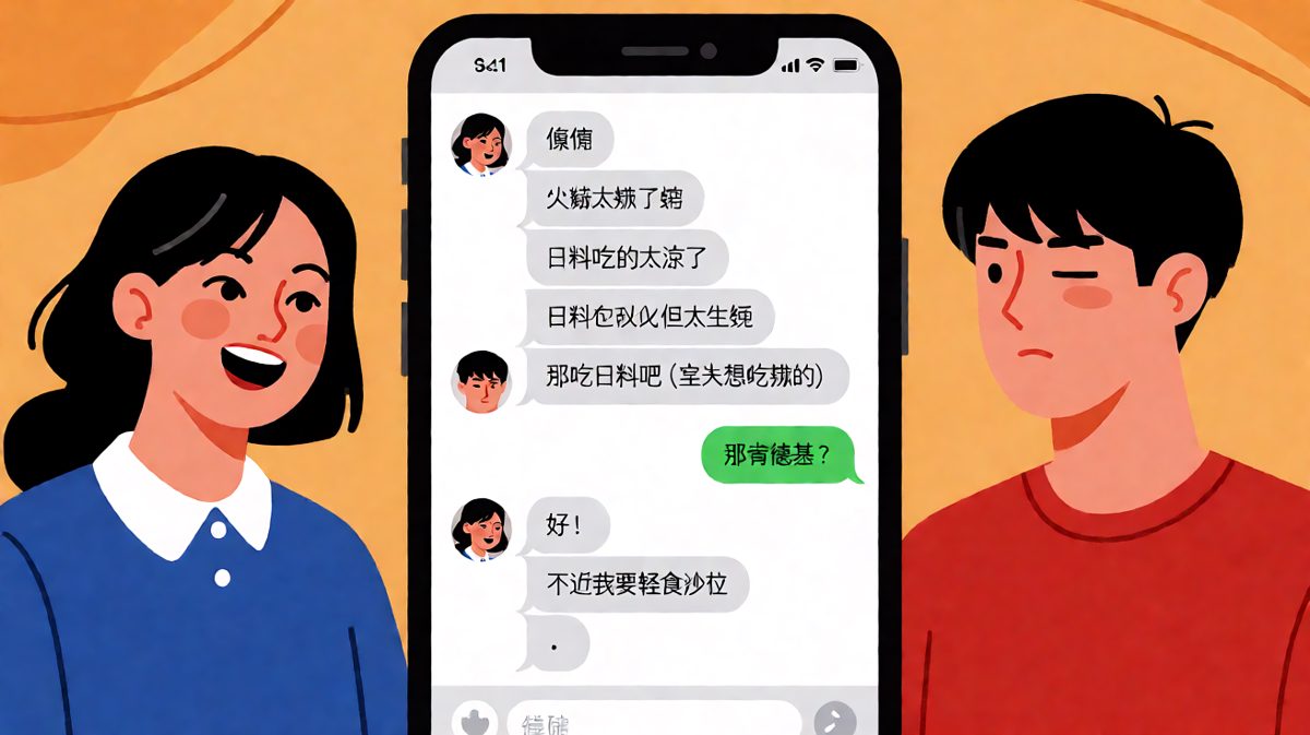 女生说随便，每一步都在考验男生的极限。