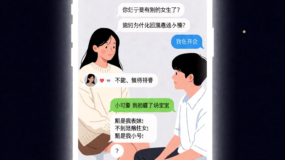 男生越想解释越乱，女生越看越懵。