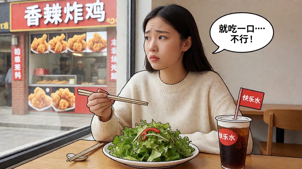 减肥第三天：沙拉实在难以下咽