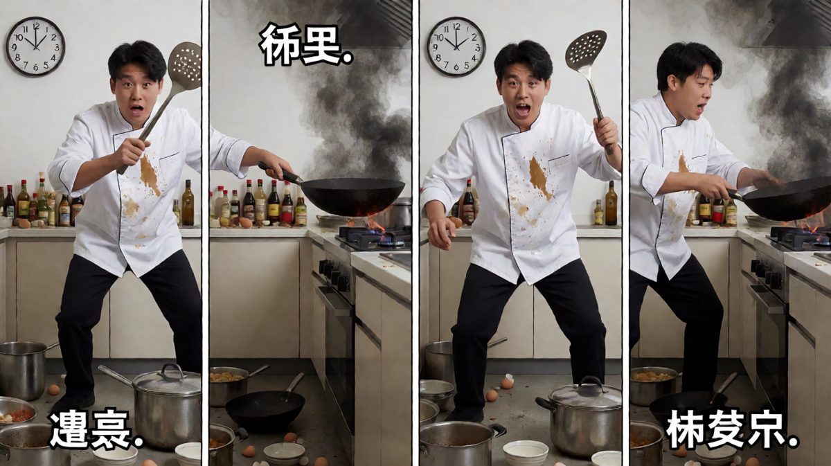 灾难现场，手忙脚乱