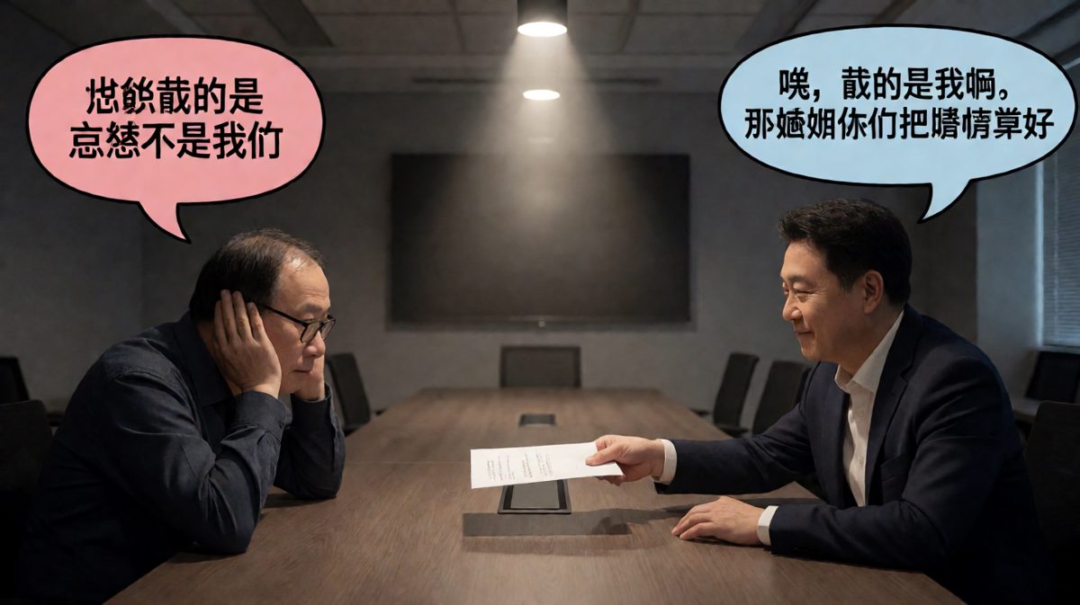 员工松一口气以为安全了，结果裁员对象是全程微笑旁听的总监本人