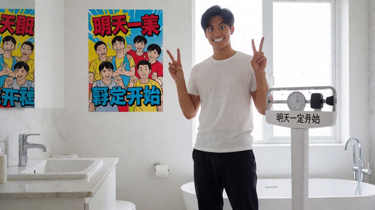 昨天的事不算，从今天起才是真正的减肥第一天！
