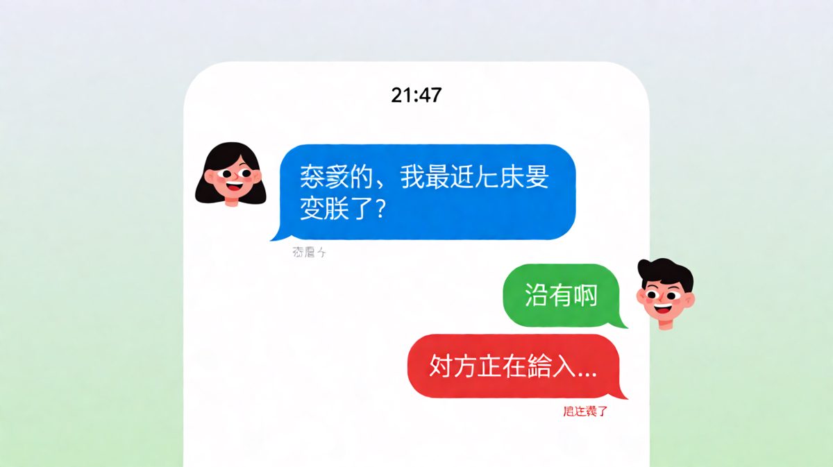 当直男用两秒钟思考回答体重问题