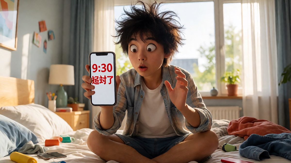 猛然惊醒发现已经迟到