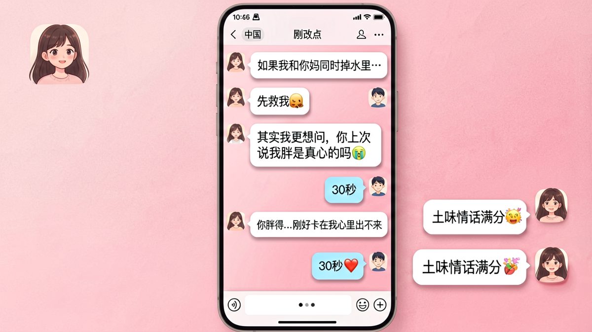 送命题变送分题：土味情话绝地反击