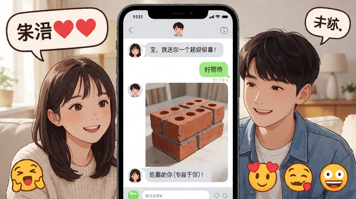 谐音梗杀手：男友说送惊喜，结果真送了一块砖