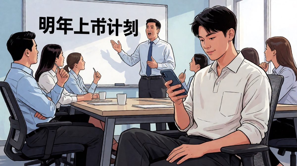 老板画饼画到明年上市，员工默默点开'今日已投出18份简历'。