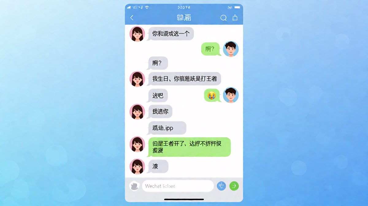 求生欲满分的选择题，男生终究没逃过游戏的召唤