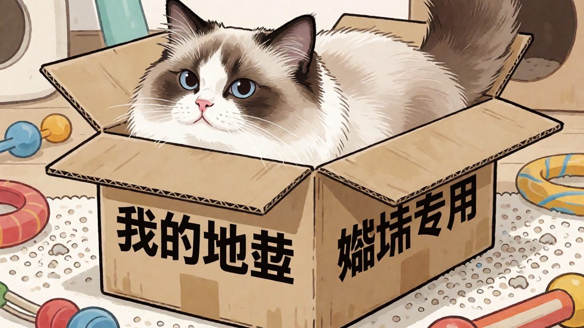 猫咪的哲学：只要我够软，哪里都是家