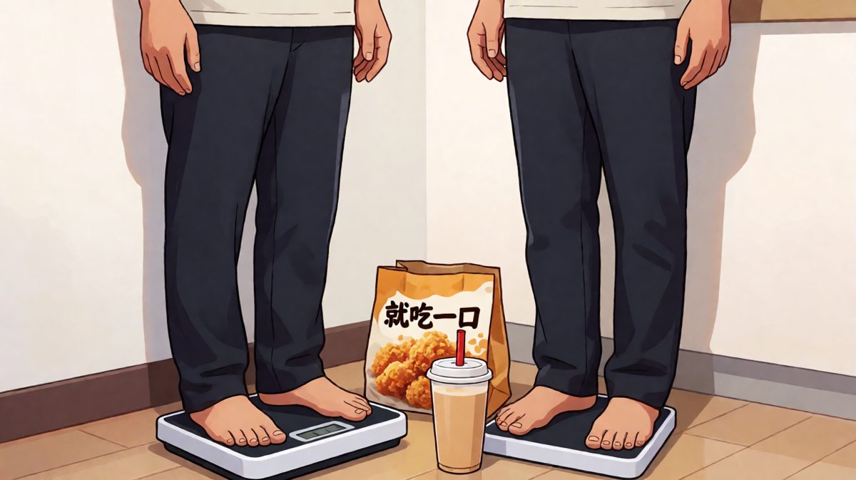 减肥的事，吃完这顿再说，反正明天也是明天