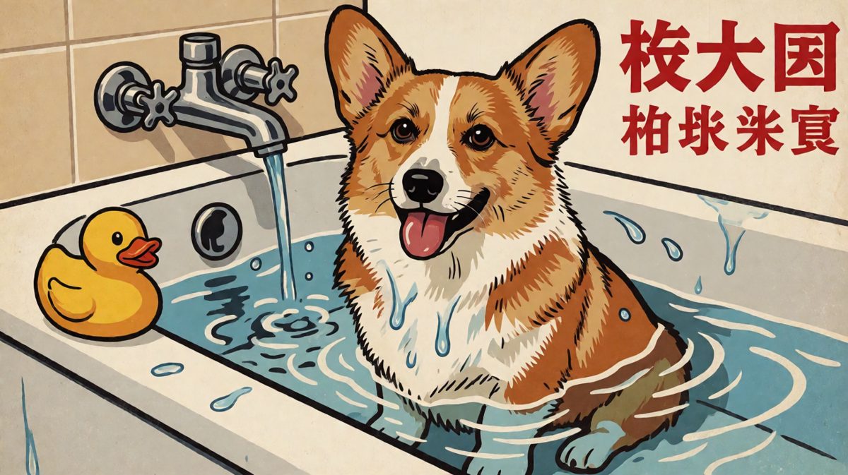 狗狗：这水里有怪物！啊啊啊救命！