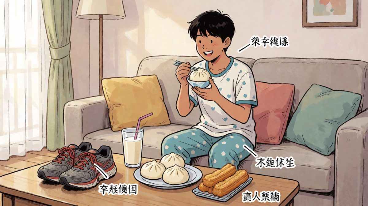 完美的一天，从一顿丰盛的早餐开始。