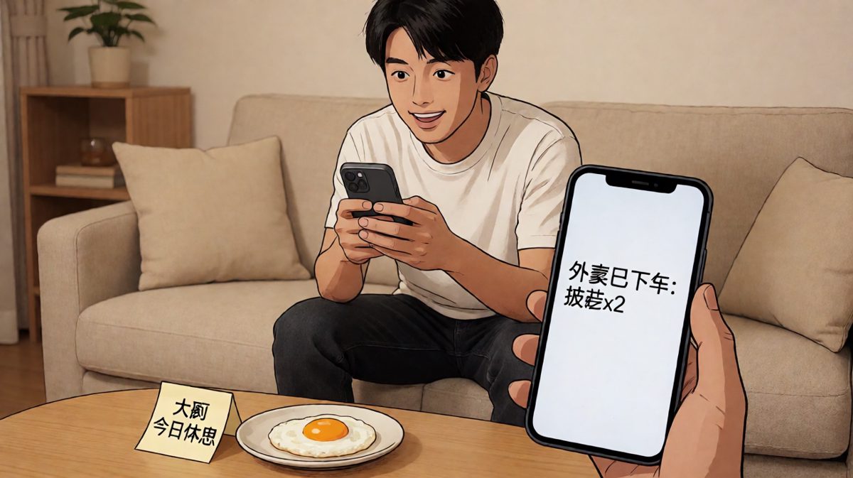 承认现实，还是外卖最香