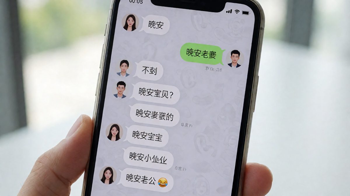 一个晚安触发男生的身份危机，从老婆到小仙女试了个遍