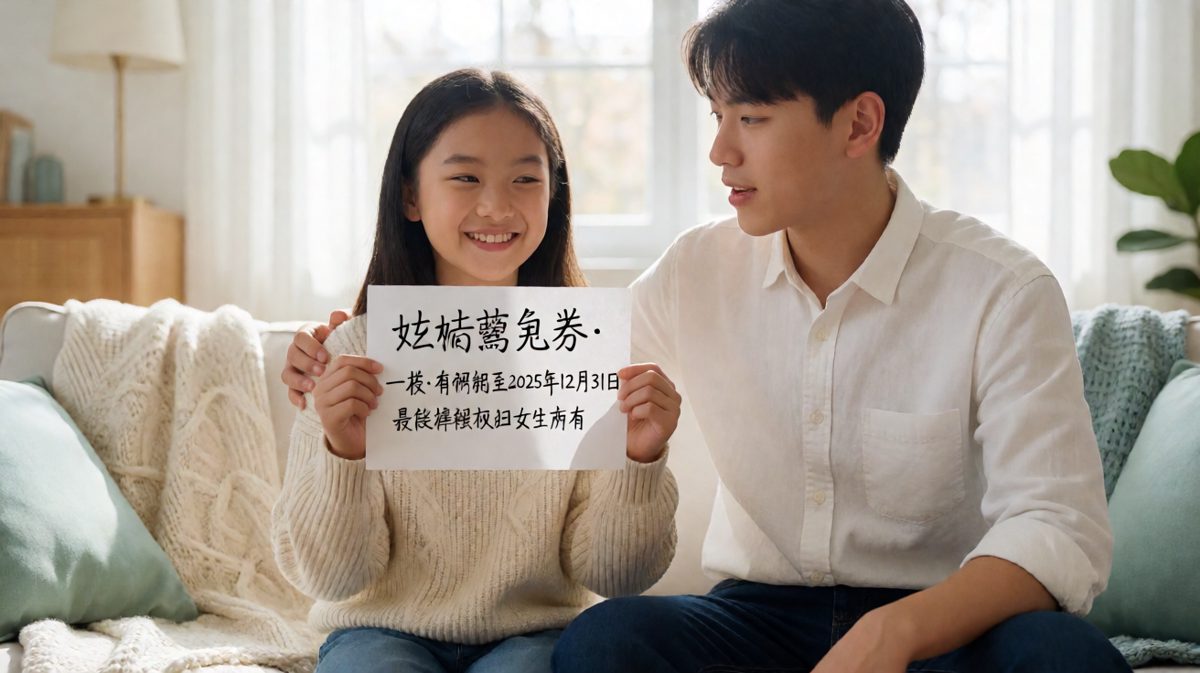 神秘礼物打开是张券，男朋友只能认怂夸老婆厉害