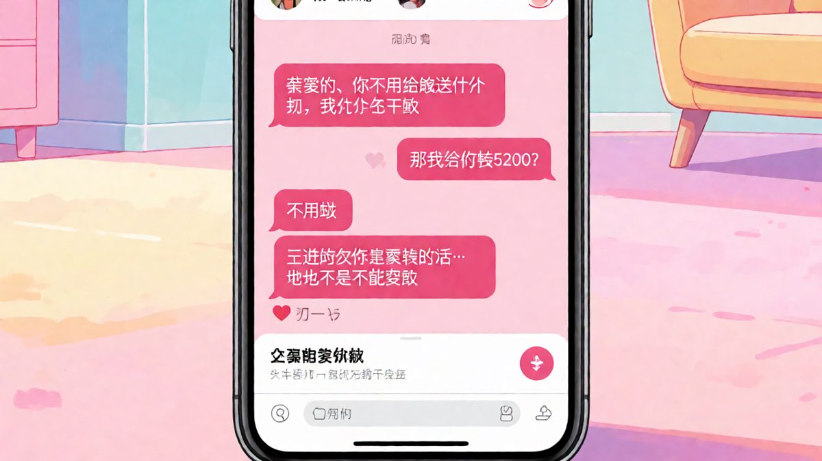 '什么都不缺'的真实意思是'转账比较实在'