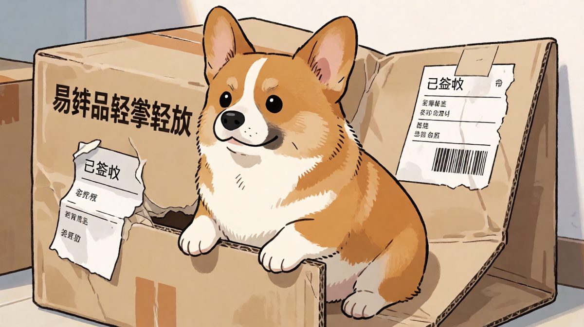 快递到了，现在我才是包裹。