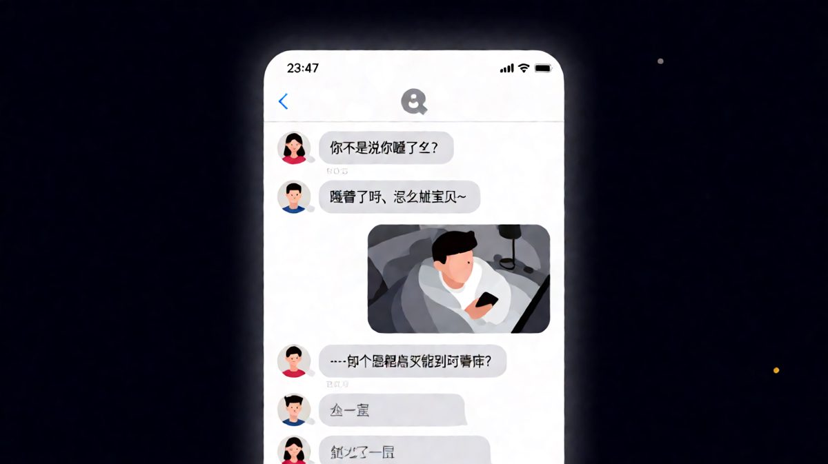 装睡被监控出卖，男生最后的反问让人无言以对