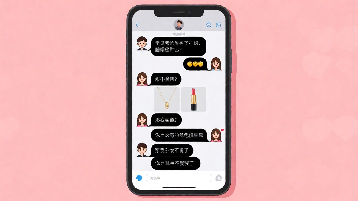 送礼物的尽头是'你不爱我了'，男生彻底崩溃