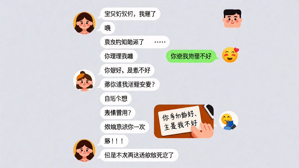 道歉的最高境界：手写小作文加上表情包双重保障