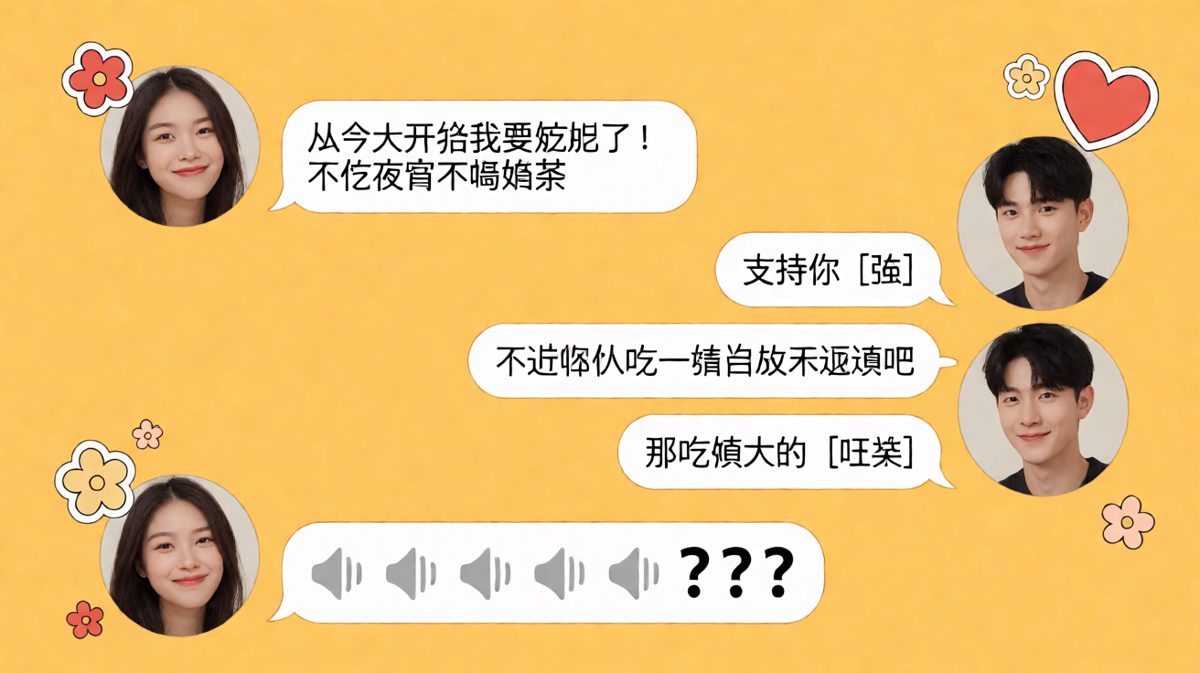 女生刚立减肥flag，男生一句'吃顿大的'直接给破了功