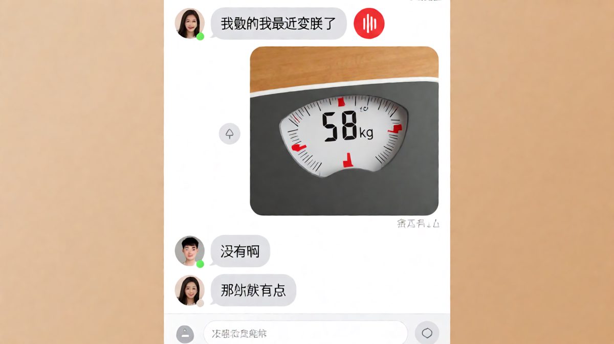 体重秤上的致命一击，男生秒变哑巴
