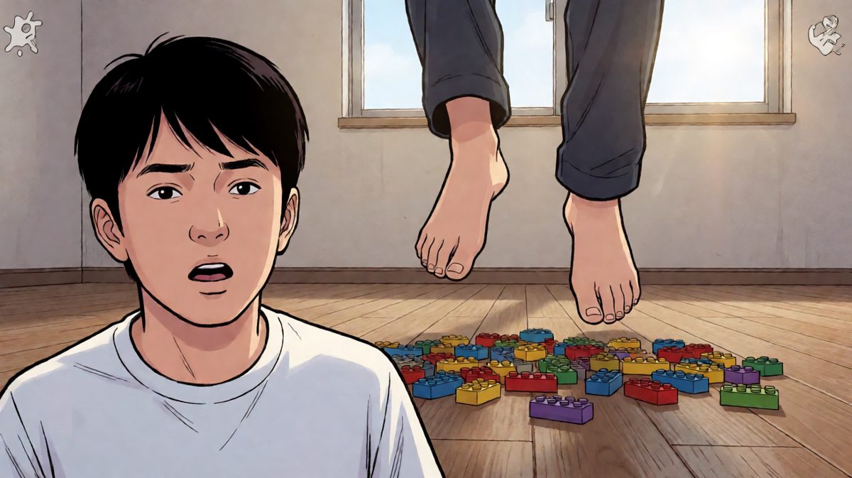 第二格：踩到乐高，开启新一天