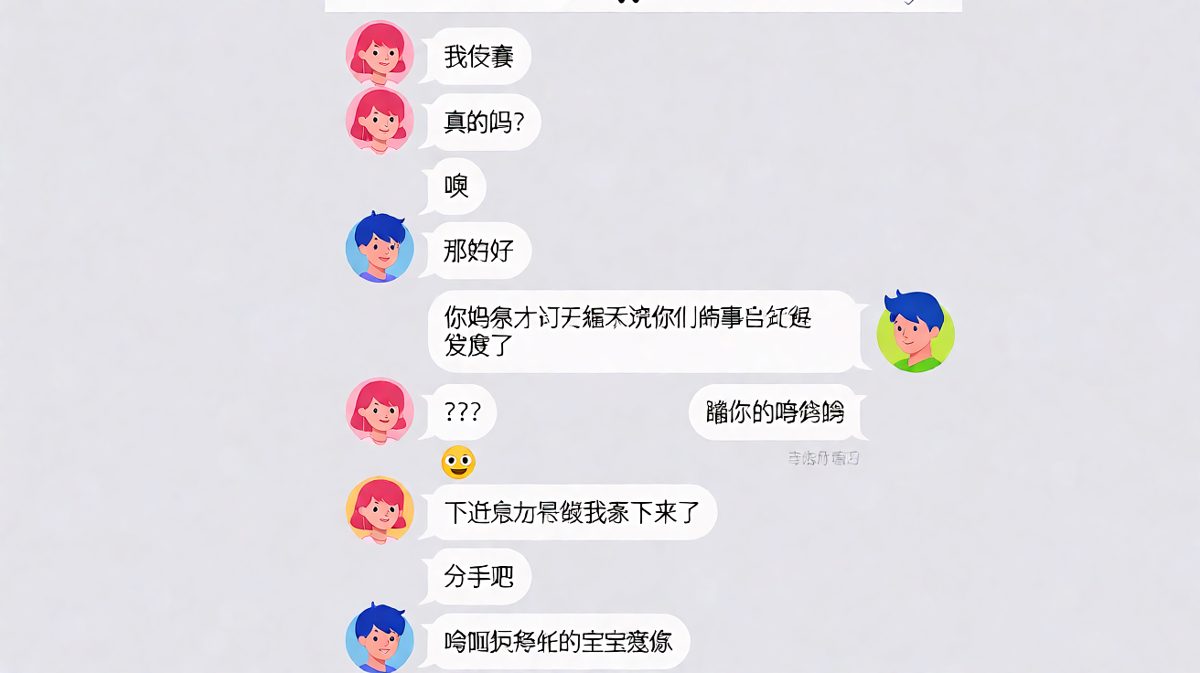 当他说'我录下来了'的那一刻，女朋友已经拉黑他了