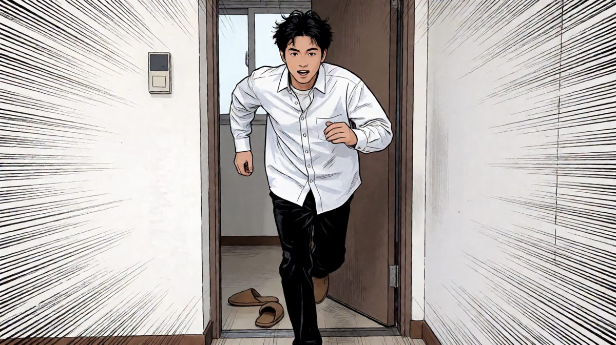 来不及了随便抓一件就冲！