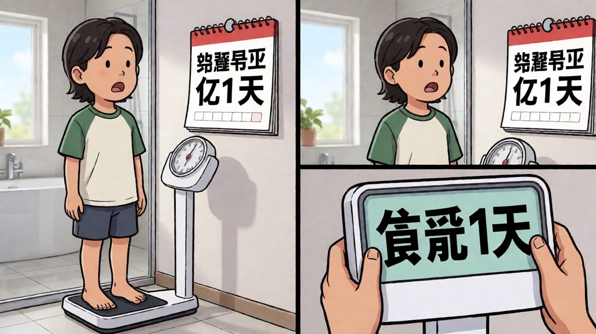 第二天：原来我是胖若两人