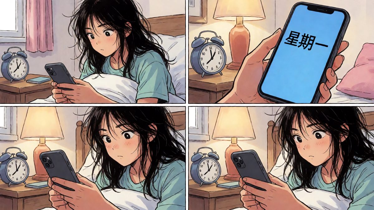 睁眼一看：是周一……